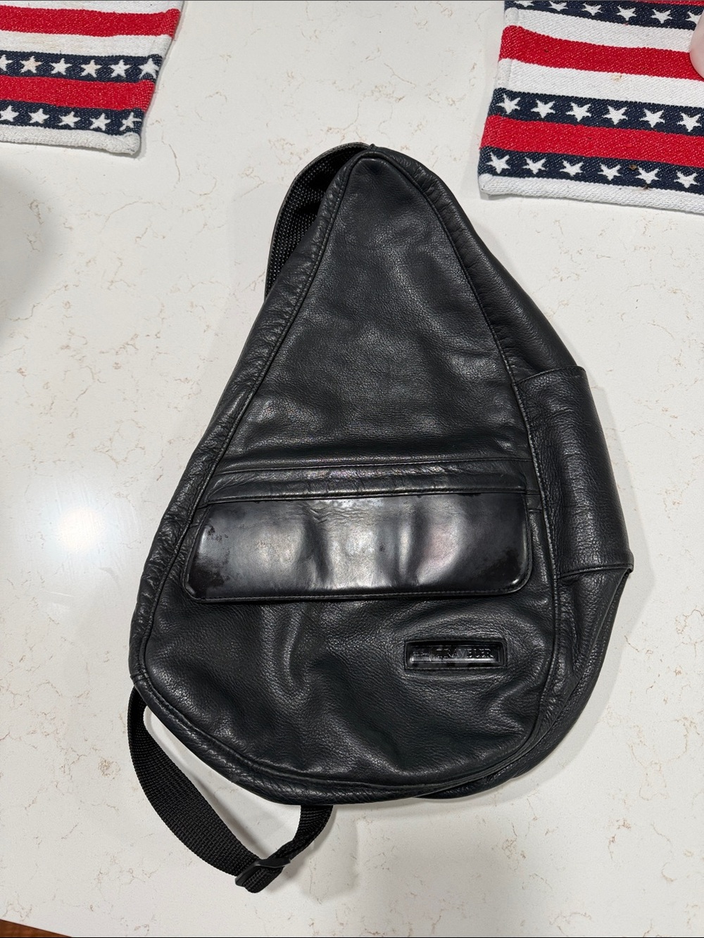 LL Bean Ameri bag  leather backpack